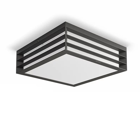 Zahradní LED venkovní stropní svítidlo MOONSHINE myGarden 2xE27 IP44 nástěnné svítidlo Antracit PHILIPS
