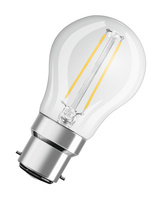 LED žárovka P45 Ball B22d 2,5W = 25W 250lm 2700K Warm 300° Retrofit Filament CLASSIC Osram
