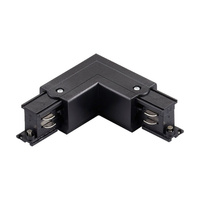 Úhlový konektor L pravý pro 3fázovou přípojnici černý Sanico Goldlux