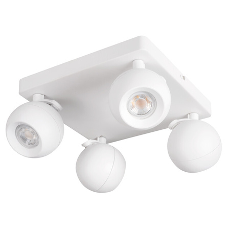 GALOBA 4x nástěnné a stropní svítidlo GU10 PAR16 White KANLUX