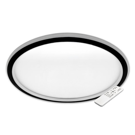 PLAFON LED lustr stropní svítidlo 66W 3000K-6500K černá + dálkový ovladač