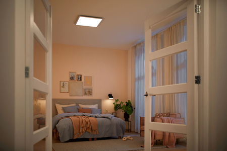 Panelová LED lampa pro povrchovou montáž TOUCH 36W 2700K 33cm stmívatelná bílá PHILIPS