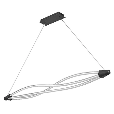 Dekorativní LED stropní závěsná lampa 22W 2400lm 3000K teplá stmívatelná převislá šedá dekorace Ledvance