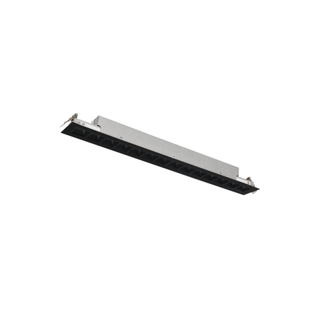 Stropní svítidlo LED 18W 50cm 2100lm 3000K Warm 60° Flush mounted Black Kanlux