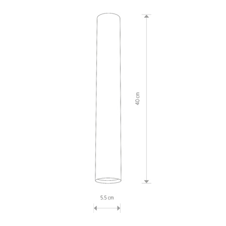 Přisazené svítidlo EYE 6838 Nowodvorski Black GU10 Halogen Spot Tube Steel Modern