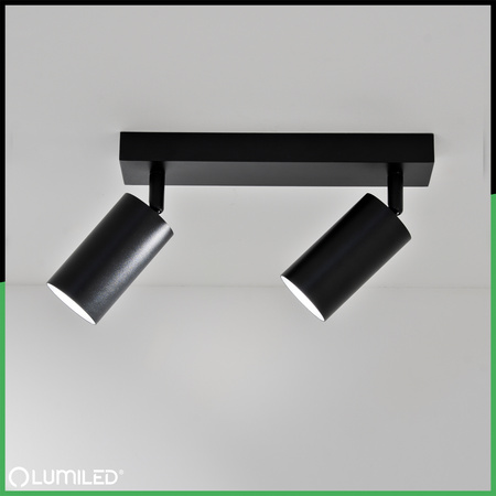 2x GU10 Stropní LED svítidlo, SPOT Reflektor Halogenová Úprava TABULA LUMILED