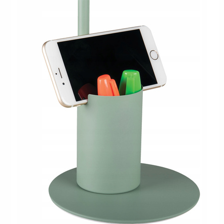 Stolní stolní lampa Školní kancelářská noční lampa Nastavitelná E27 Zelená Raibo Kanlux