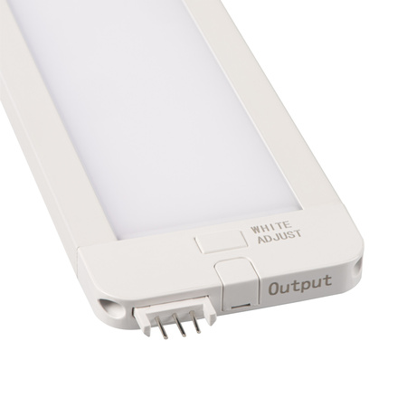 Lineární světlo LED pod skříňku 9W 1200lm CCT obdélníkové bílé stmívatelné Daxa-M-Ir Kanlux