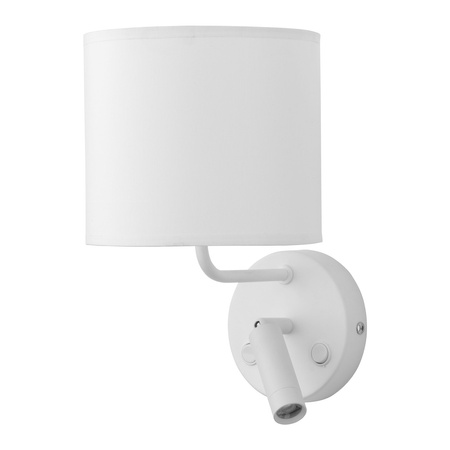 Nástěnné svítidlo RICHI bílo-stříbrné Moderní E27 4236 TK Lighting + LED pro čtení