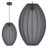 Stropní závěsné svítidlo E27 černé JAPANDI Sanico Goldlux