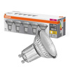 5x LED žárovka GU10 4.3W = 50W 350lm 2700K Teplá bílá 36° OSRAM Základna