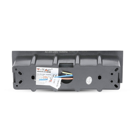 LED svítidlo na schodiště 6W 3000K obdélníkové šedé krokové světlo VT-856 V-TAC