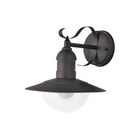 Zahradní lampa LED nástěnná lampa OSLO E27 IP44 Černá RABALUX