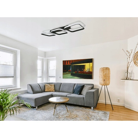 LED lustrová stropní lampa 33W NEBULA CANIS Černá