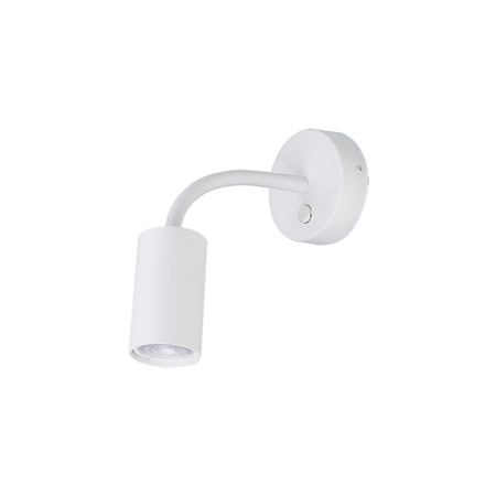 EYE FLEX 9070 Nowodvorski nástěnná lampa bílá GU10 trubice nástěnné lampy ohebné rameno ocelové minimalistické