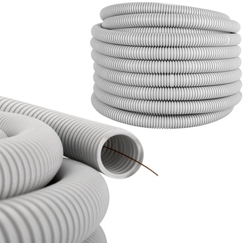 Vlnitá trubka RKGL 32mm 320N trubka s dálkovým ovládáním pro ochranu kabelu 25m šedá AKS ZIELONKA