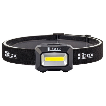 COB LED 3W LB0107 LIBOX dobíjecí čelovka