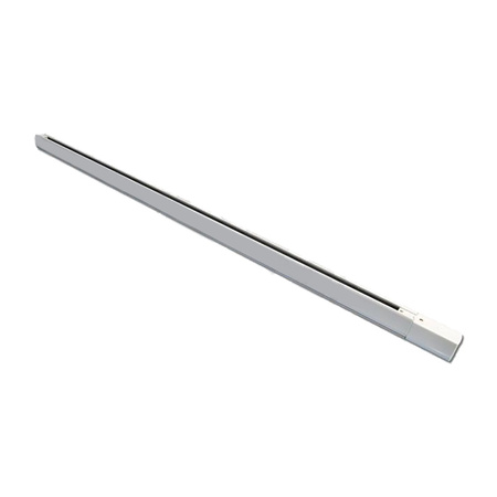 Přípojnice Bílá třífázová hliníková lišta pro kolejová bodová světla 200 cm