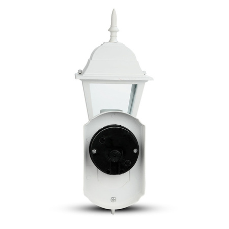 Zahradní lampa E27 Nástěnná lampa Small Matte White VT-760 V-TAC
