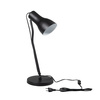 Stolní lampa na stůl Školní kancelářská noční lampa Nastavitelná E27 Černá Jusi Kanlux