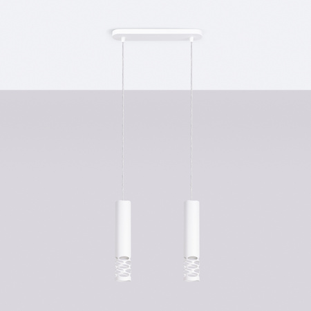 Stropní závěsné svítidlo 2x GU10 White LIRO Ocean Green SL.1692 Sollux