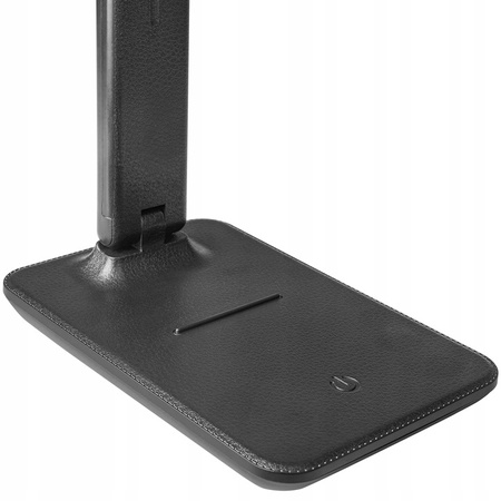 Stolní nastavitelná stolní lampa LED 5W 400lm 3000-4000-6500K CCT dobíjecí školní noční světlo stmívatelné vypínač černý Kivo Masterled