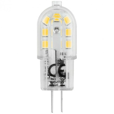 LED G4 CAPSULE MINI žárovka 3W = 25W 270lm 3000K Teplá bílá 12V AC/DC SMD ECOLIGHT
