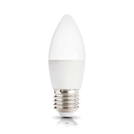LED žárovka E27 svíčka 6W 470lm 3000K teplá bílá 200° Kobi