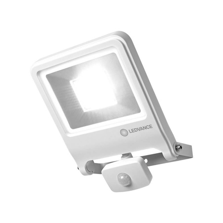 Reflektor LED 50W 4500lm 3000K IP44 Bílý s pohybovým senzorem LEDVANCE Floodlight Endura