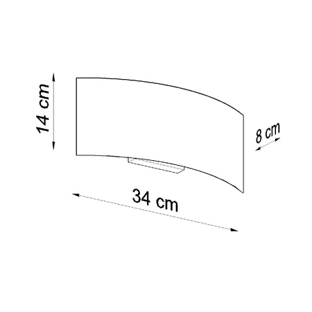 LED nástěnné svítidlo MAGNUS 2xG9 Nástěnné svítidlo Obdélníkové černé SOLLUX