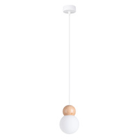 PEKKA 1 G9 White Wood Skandinávské stropní závěsné svítidlo SOLLUX