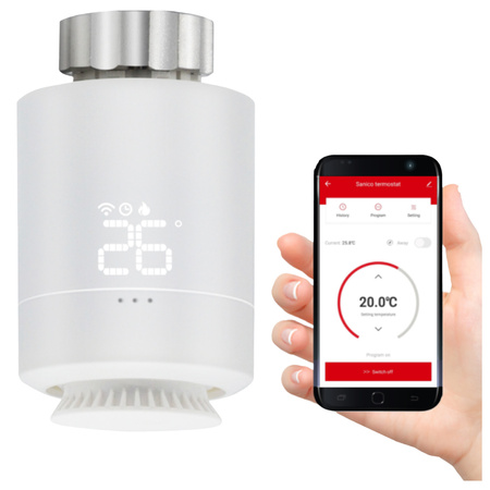 Termostatická termostatická hlavice TUYA Smart Zigbee WiFi