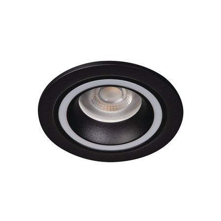 Kruhové halogenové stropní bodové svítidlo LED GU5.3 GU10 Black Feline Kanlux Flush-mounted Halogen Spot Luminaire