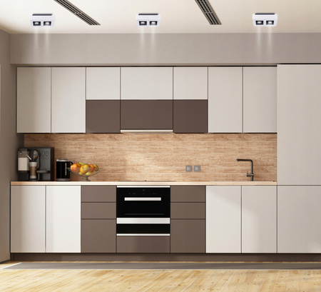 Svítidlo HALOGEN pro povrchovou montáž Pohyblivé 2x GU10 Obdélníkové bílé 85mm NEMO