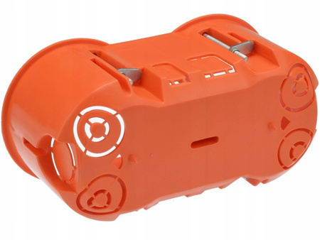 Dvojitá elektrická skříň PK60 2x68 hluboká pro sádrokartonové desky Regips + šrouby PAWBOL