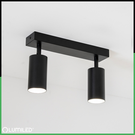 2x GU10 Stropní LED svítidlo, SPOT Reflektor Halogenová Úprava TABULA LUMILED