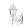 Zahradní lampa E27 Nástěnná lampa Small Matte White VT-760 V-TAC