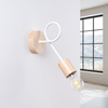 Nástěnné svítidlo E27 Natural Wood White Ember Peach Puff SL.1473 Sollux