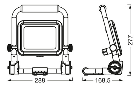 LED reflektor Pracovní lampa 30W 3000lm 6500K Přenosný LEDVANCE