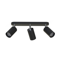 EYE Spot 6021 Nowodvorski nástěnná lampa černá 3xGU10 nástěnná lampa pohyblivá ocel + sklo Minimalist