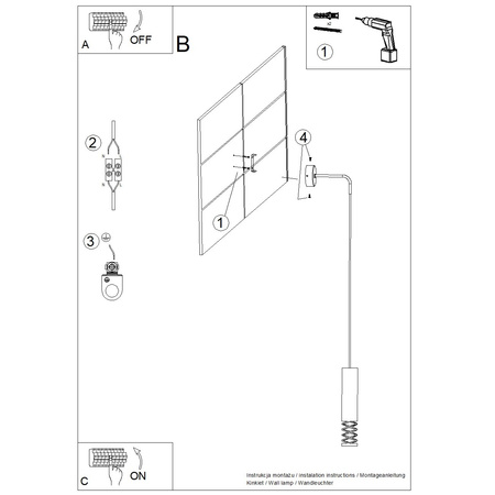 Nástěnné svítidlo GU10 White LAMI Ocean Green SL.1690 Sollux