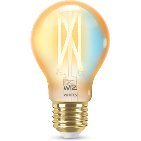 LED žárovka E27 A60 7W = 50W 640lm 2000-5000K TW FILAMENT Amber Smart SMART WiFi Bluetooth App WiZ