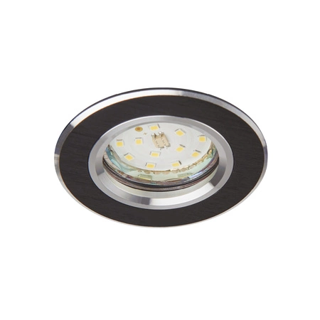 Zapuštěné halogenové bodové svítidlo GU10 černé kulaté Kobi