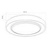 Stropní svítidlo LED Plafond 72W 8000lm CCT 120° White Black IP44 Pilot Dimmable Sigmund Sanico Goldlux