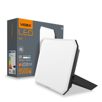 LED reflektor 100W 9500lm 5000K Cold Black s mléčným stínítkem Videx