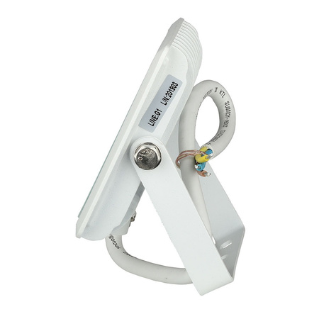 Reflektor LED 10W 850lm 3000K IP65 Bílá SMD VT-4011W V-TAC