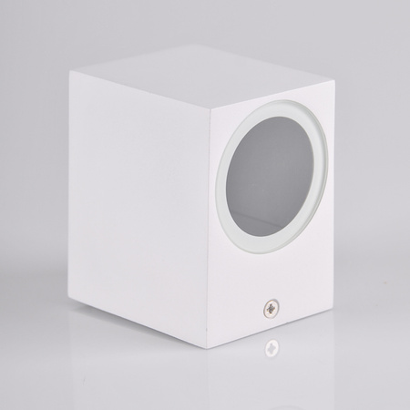 Venkovní zahradní nástěnné svítidlo s LED 1x GU10 BOSTON GOLDLUX (Polux) ALUMINIUM White