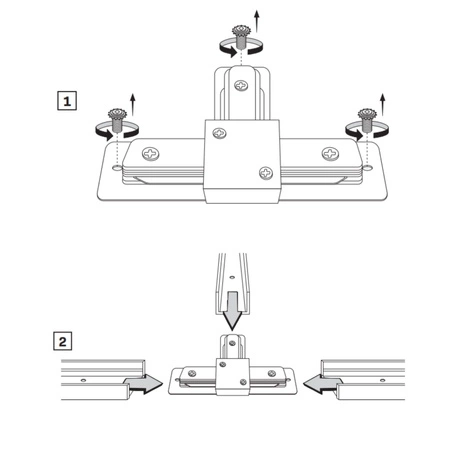 Spínač typu T pro 1-fázovou přípojnici Black Sanico Goldlux