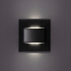 Schodišťové světlo LED 1,5W 30lm 4000K Neutral Square Black Erinus Kanlux
