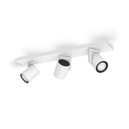 Bílá a barevná ambientní lampa Philips HUE Argenta 3x4,2W Bluetooth Zigbee